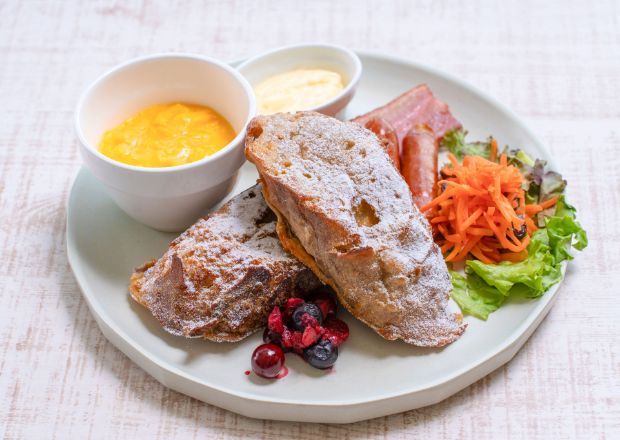 ふわとろ食感が嬉しい「フレンチトーストプレート」